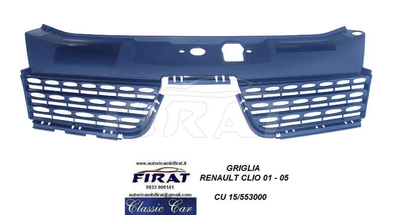 GRIGLIA RENAULT CLIO 01 - 05